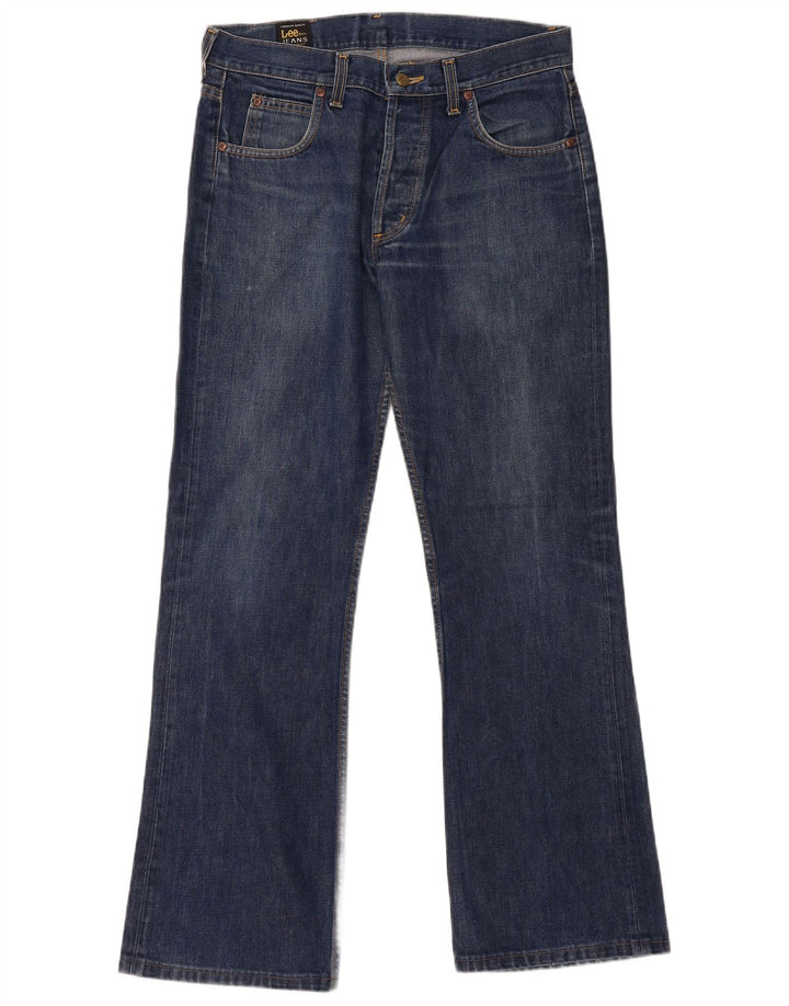 Lee Mens Denver Bootcut Jeans W34 L32 Azul Algodão