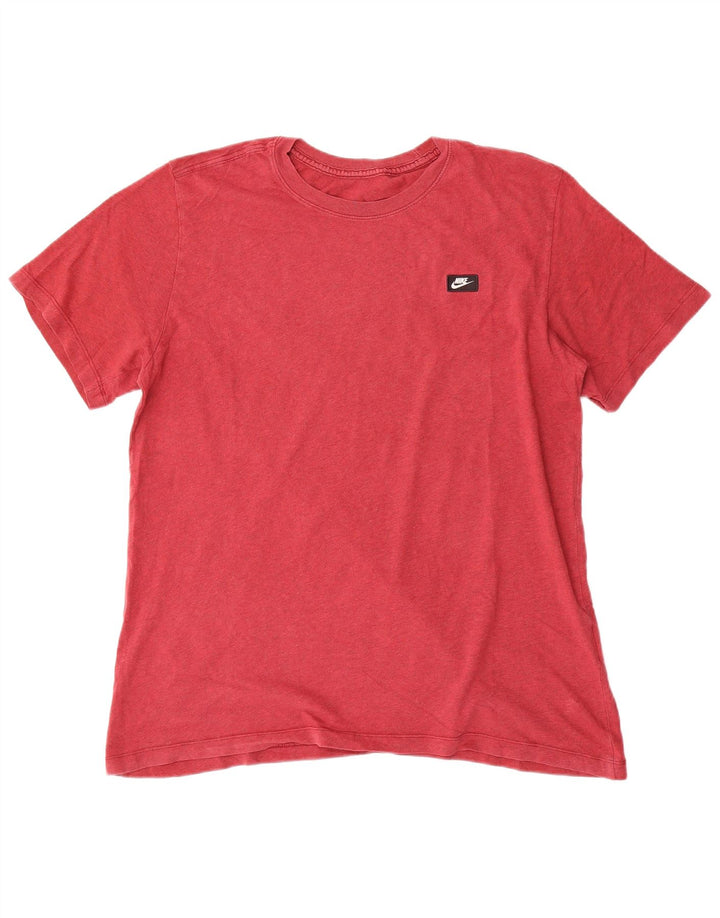 Camiseta masculina Nike grande algodão vermelho