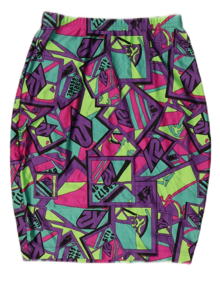 PACIFIC NORTH WEST Womens Bubble Skirt Small W26 Multicoloured Geometric