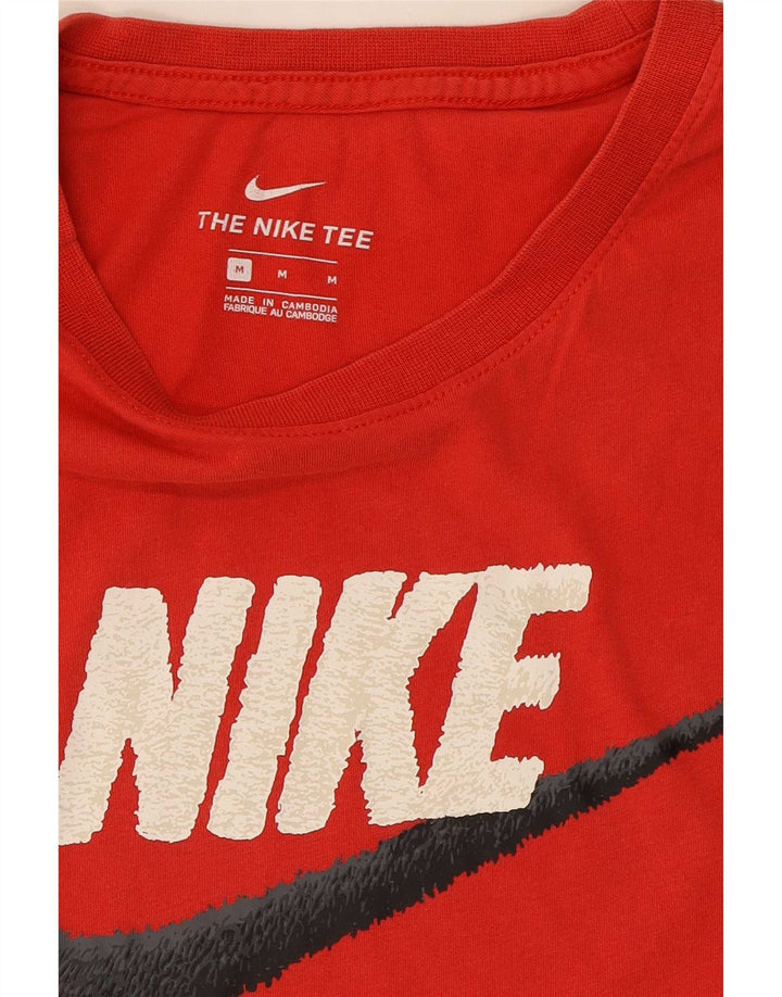 Camiseta Nike masculina gráfica Top médio vermelho
