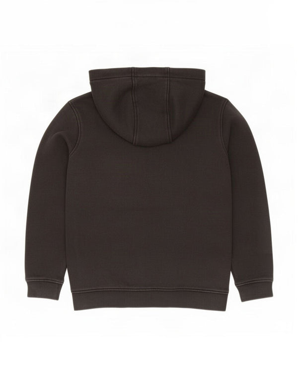 Suéter com capuz e zíper gráfico Jack Wills Boys 8-9 anos algodão preto