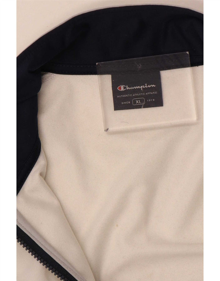 Jaqueta masculina de agasalho Champion XL cinza colorblock
