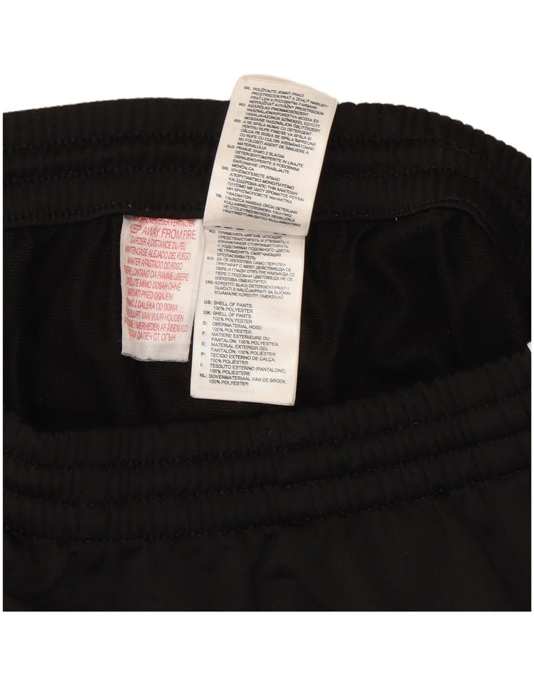 Adidas meninos calças de treino joggers 15-16 anos preto poliéster