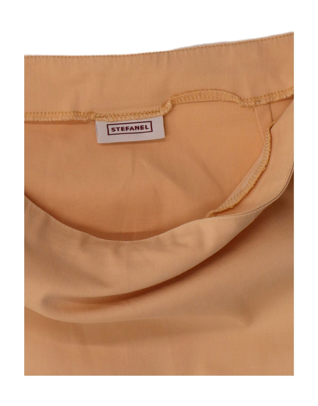 STEFANEL Womens Straight Skirt IT 38 XS W26  Beige Cotton Vintage Stefanel and Second-Hand Stefanel from Messina Hembry 