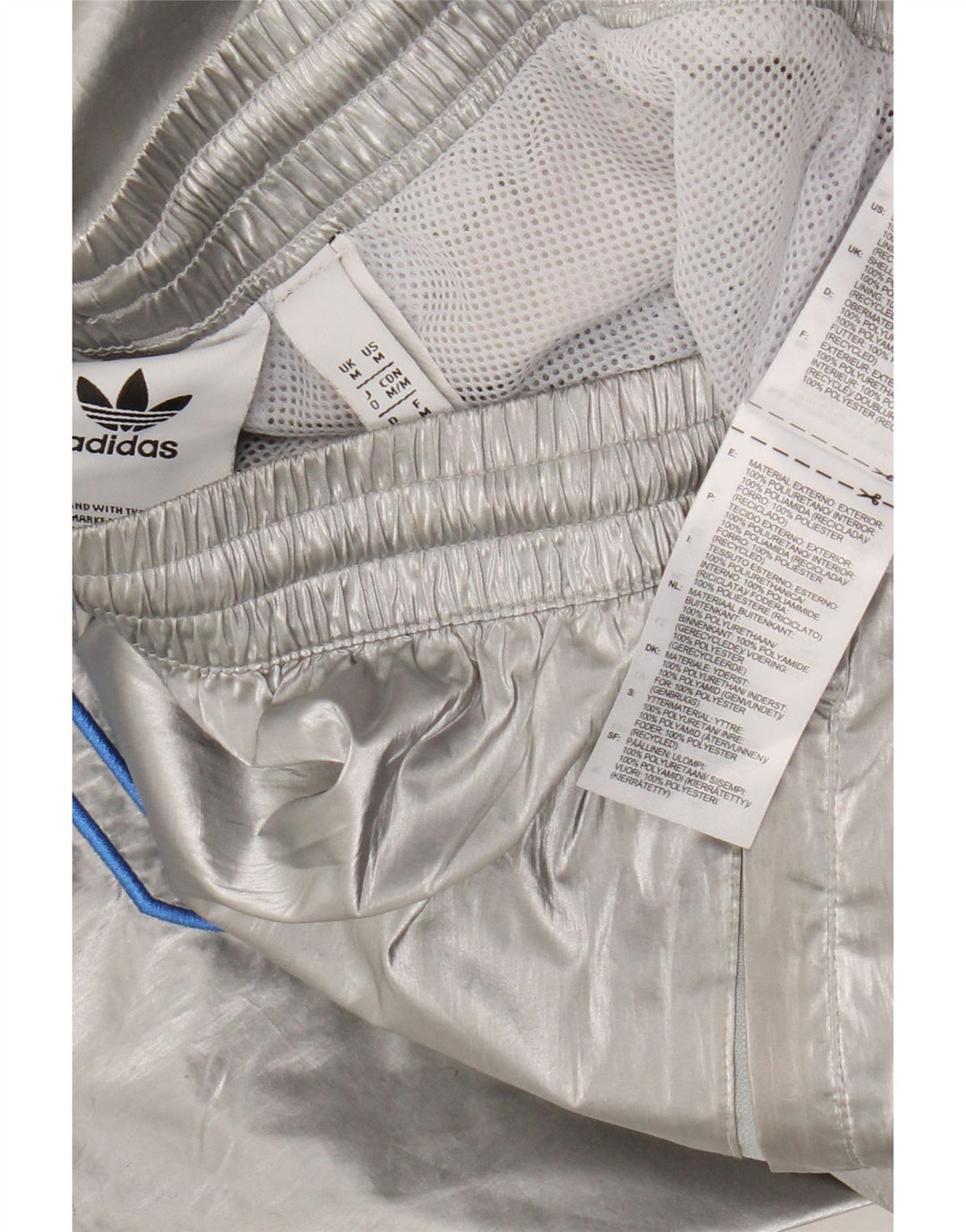 Adidas Mens Graphic Treino Calças Joggers Médio Prata Poliuretano