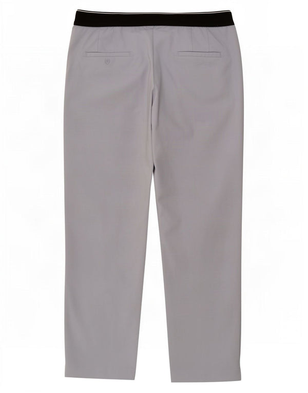 Zara Calça Chino Feminina Slim 2XL W36 L26 Azul Colorblock Algodão