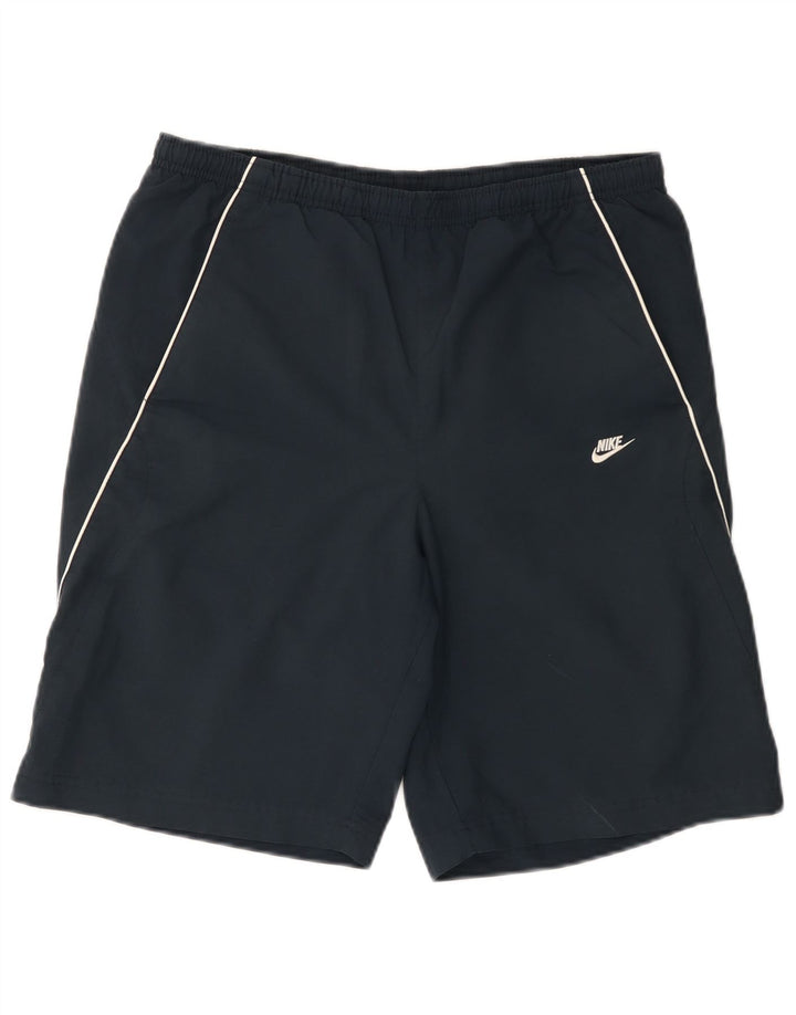 Shorts esportivos masculinos NIKE médio azul marinho