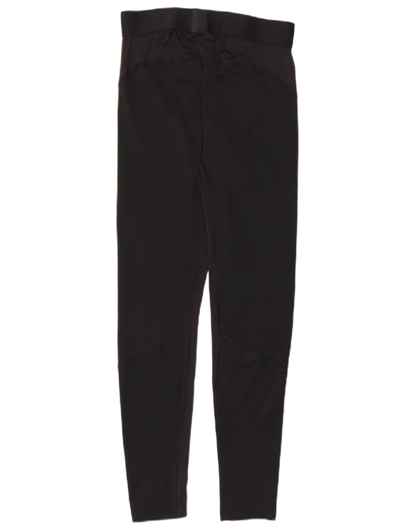 Adidas Womens Primegreen Leggings UK 14 Grande Poliéster Preto
