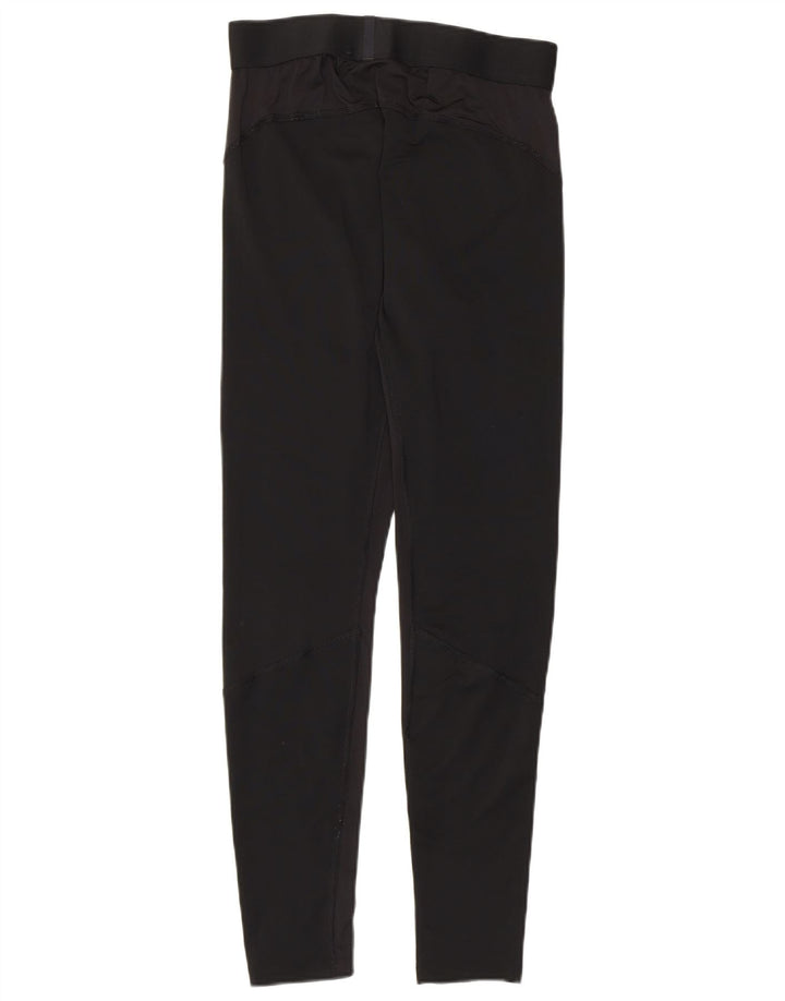Adidas Womens Primegreen Leggings UK 14 Grande Poliéster Preto