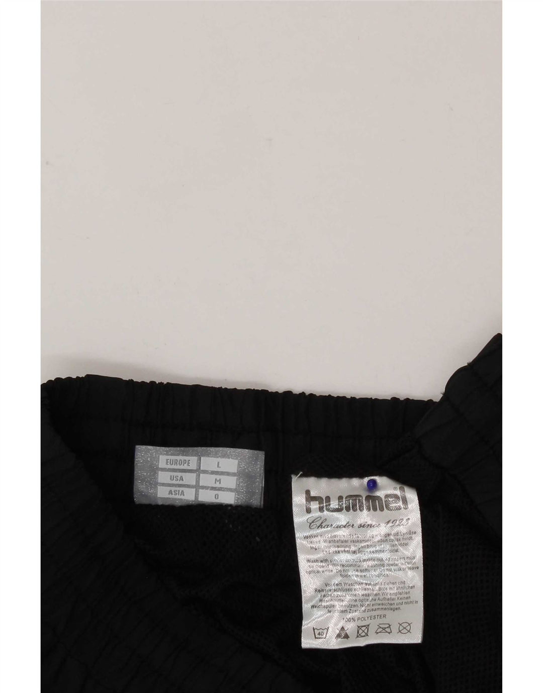 Calça de treino masculina Hummel Graphic preto médio poliéster