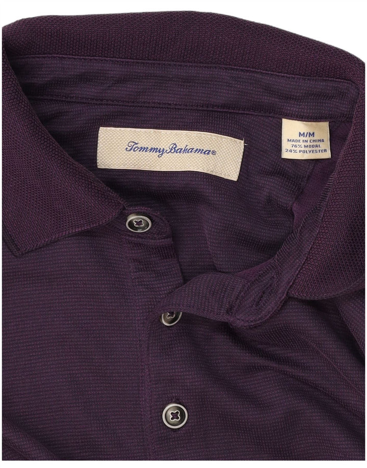 Camisa polo masculina TOMMY BAHAMA meio roxo modal