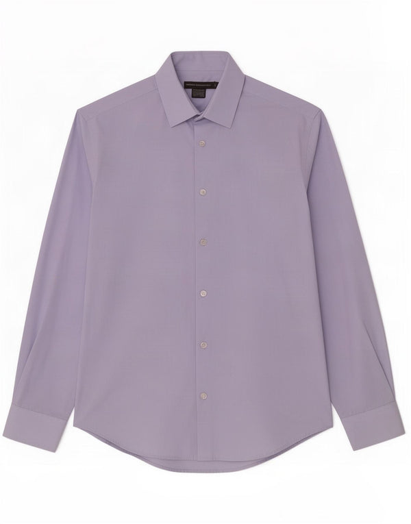 Camisa masculina French Connection algodão azul médio
