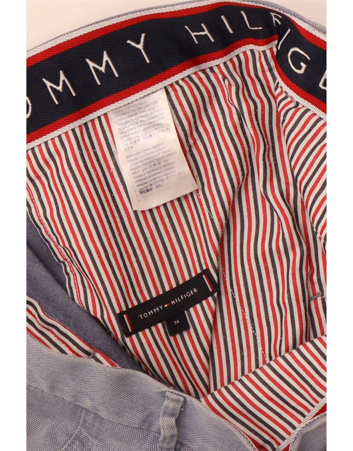 Shorts Chino masculino TOMMY HILFIGER W36 grande algodão azul