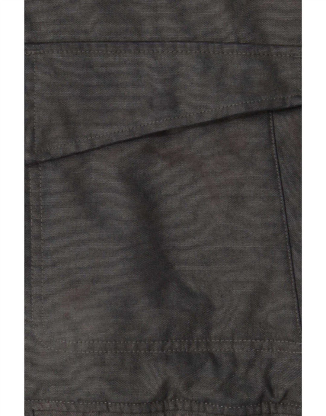 Jaqueta corta-vento masculina Puma com capuz UK 40 grande algodão cinza