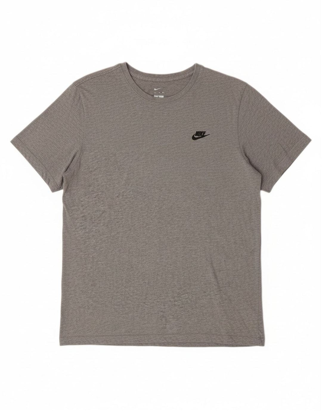 Camiseta masculina NIKE grande algodão cinza