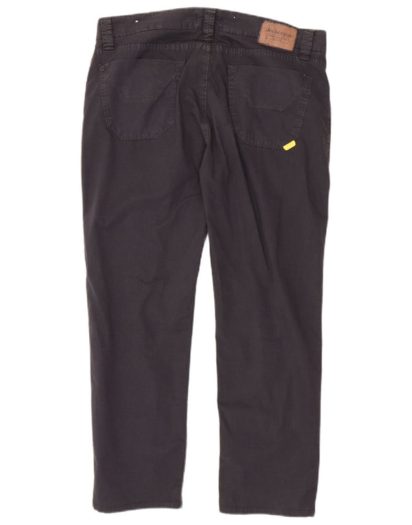 Calça capri masculina Jeckerson reta W34 L20 algodão azul marinho