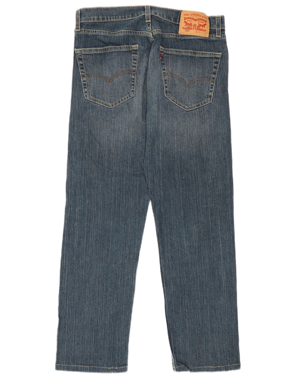 Levi's Masculino 505 Straight Jeans W31 L27 Azul Algodão