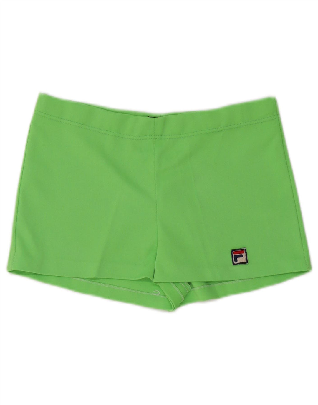 Shorts esportivo feminino Fila UK 8 pequeno poliéster verde