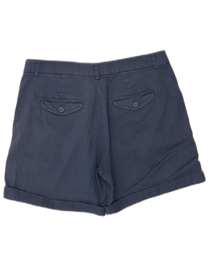Shorts Chino feminino Benetton W30 médio azul marinho