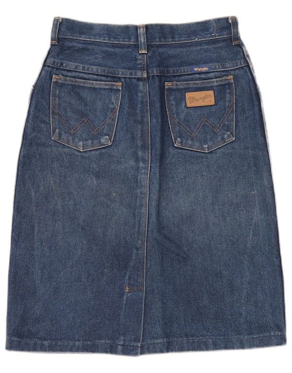 Saia jeans feminina Wrangler 11-12 anos W27 algodão azul