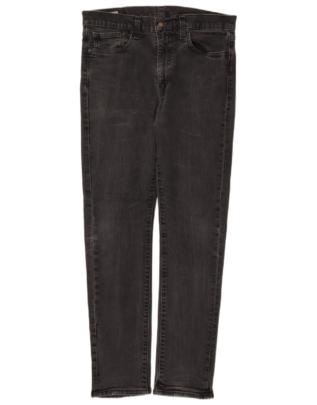 Levi's Mens Slim Jeans W34 L32 Cinza Algodão