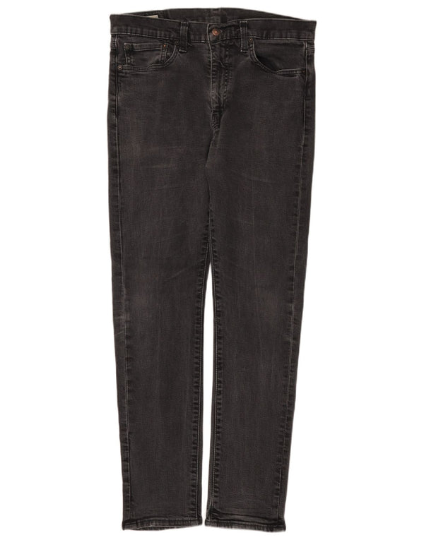 Levi's Mens Slim Jeans W34 L32 Cinza Algodão