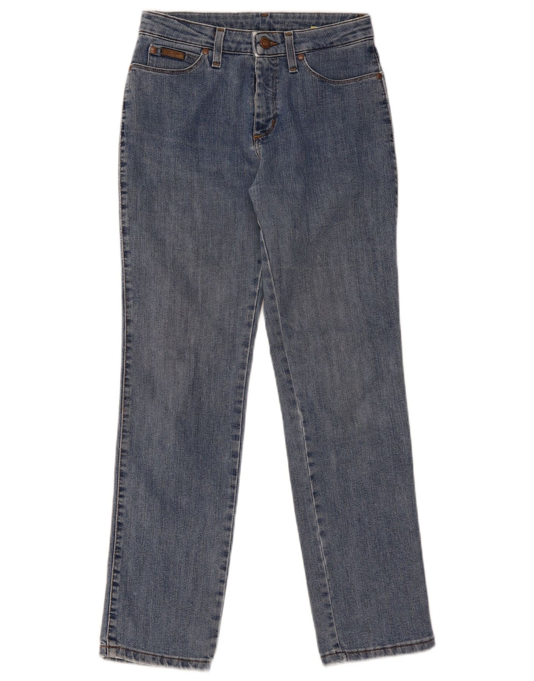 Jeans retos femininos WRANGLER W28 L28 algodão azul