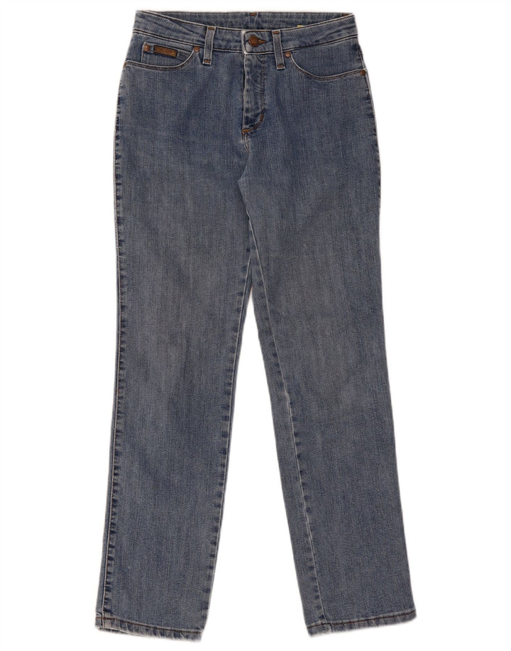 Jeans retos femininos WRANGLER W28 L28 algodão azul