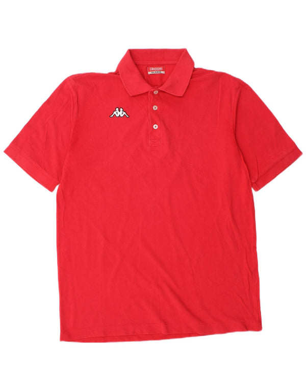 KAPPA Mens Polo Shirt XL Red