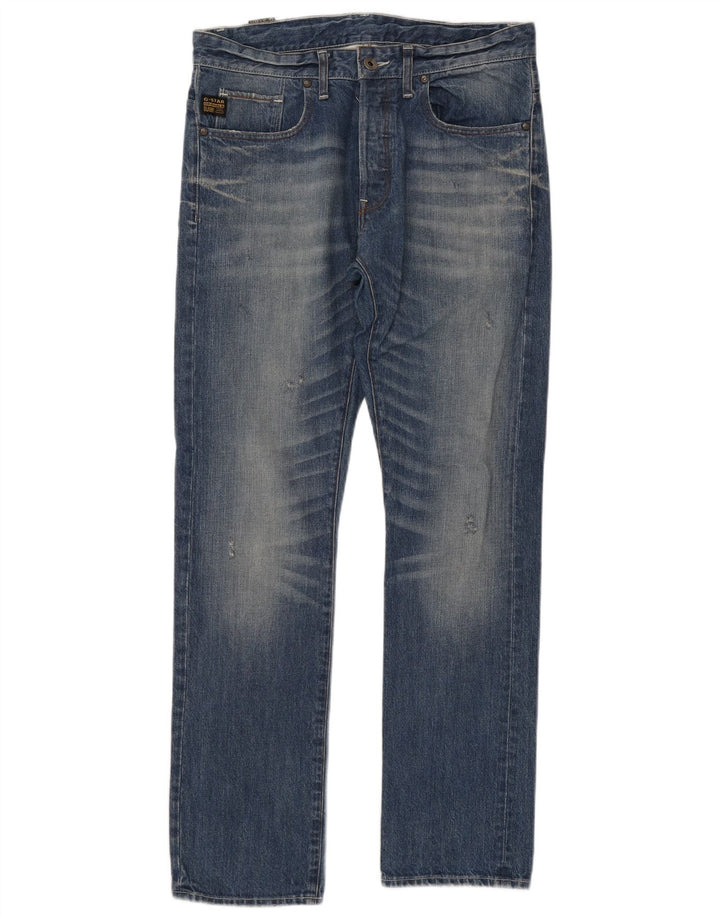 Jeans masculinos G-STAR Yield Slim W33 L32 algodão azul