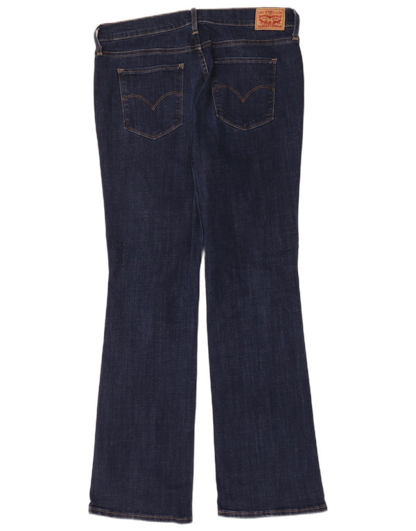 Calça jeans feminina Levi's 315 Shaping Bootcut W32 L32 azul marinho algodão