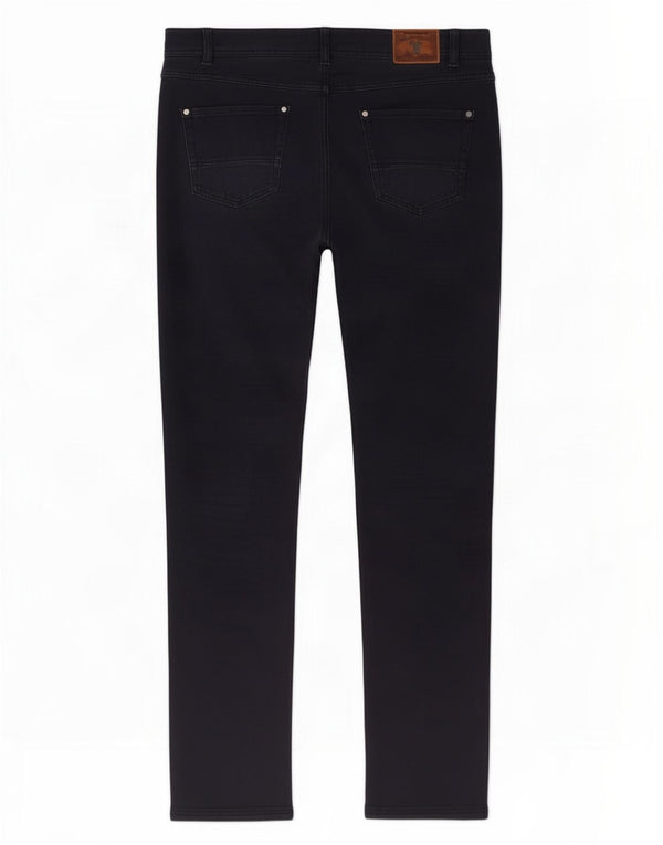 Crew Clothing Mens Slim Calça Casual W36 L33 Azul Marinho Algodão