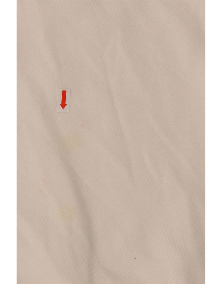 CHAMPION Suéter gráfico masculino grande branco