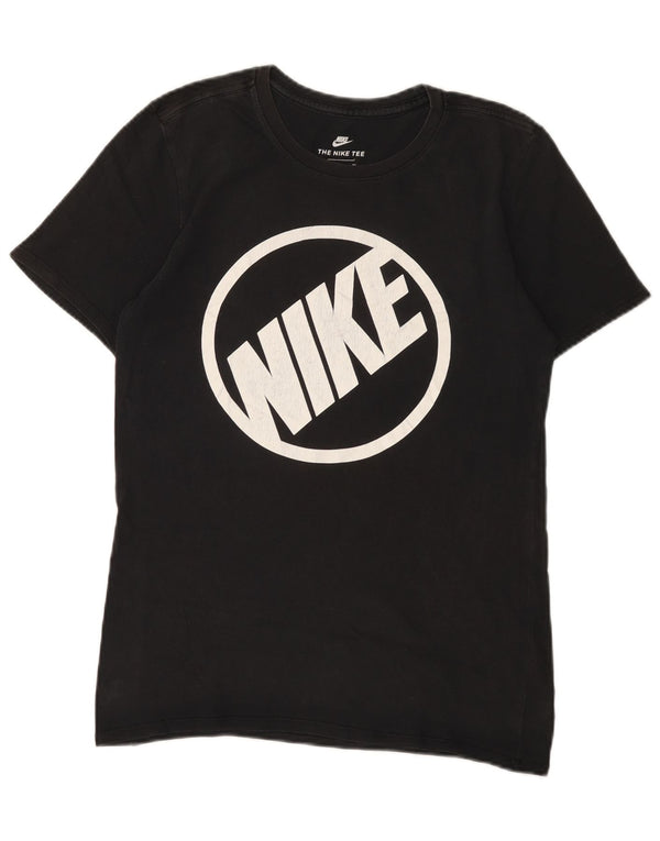 Camiseta Nike Masculina Athletic Cut Graphic Top Pequeno Algodão Preto
