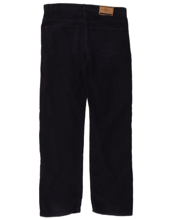 Marks & Spencer Mens Straight Jeans W34 L31 Navy Blue Cotton