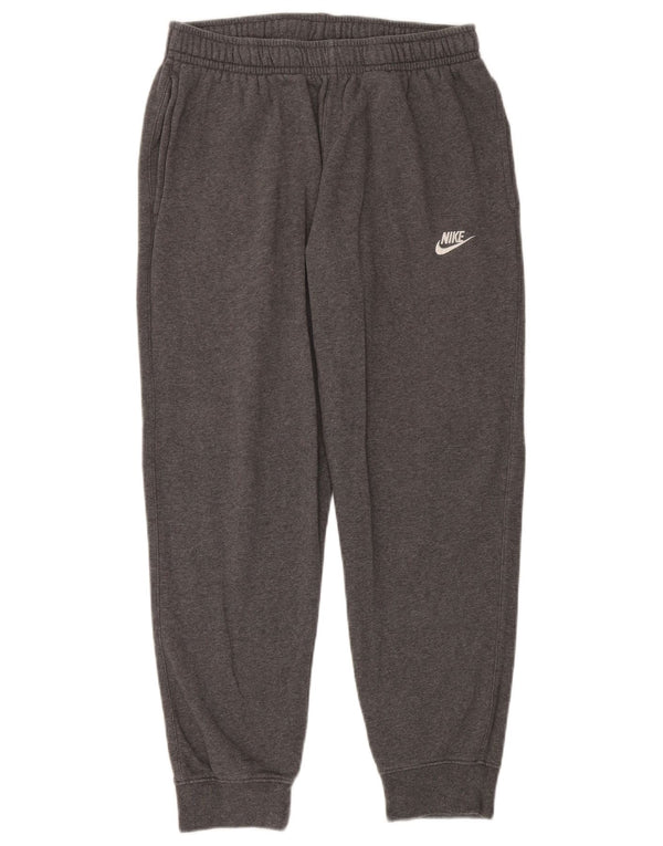 Calça de treino masculina Nike joggers cinza médio algodão
