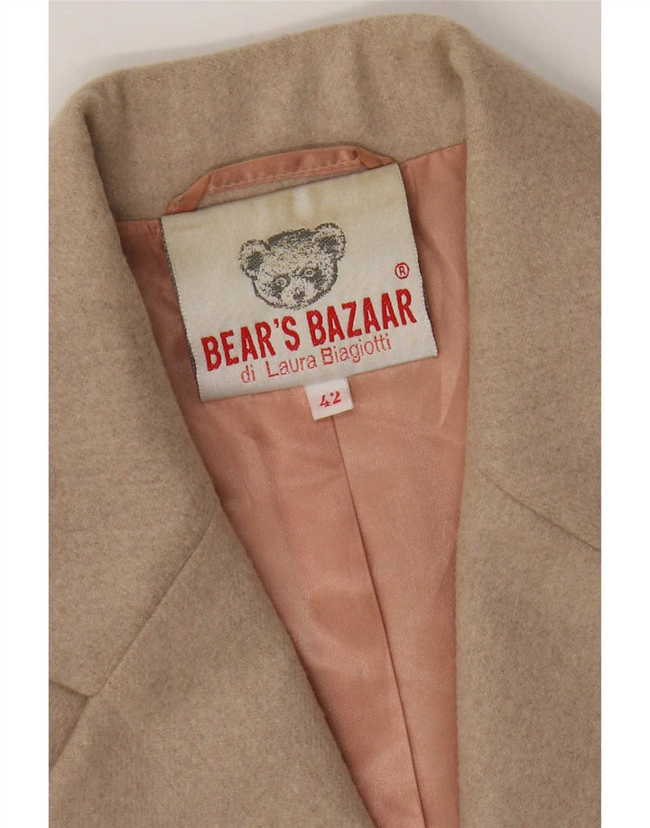 Laura Biagiotti Jaqueta feminina Bear's Bazaar Blazer IT 42 Médio Bege