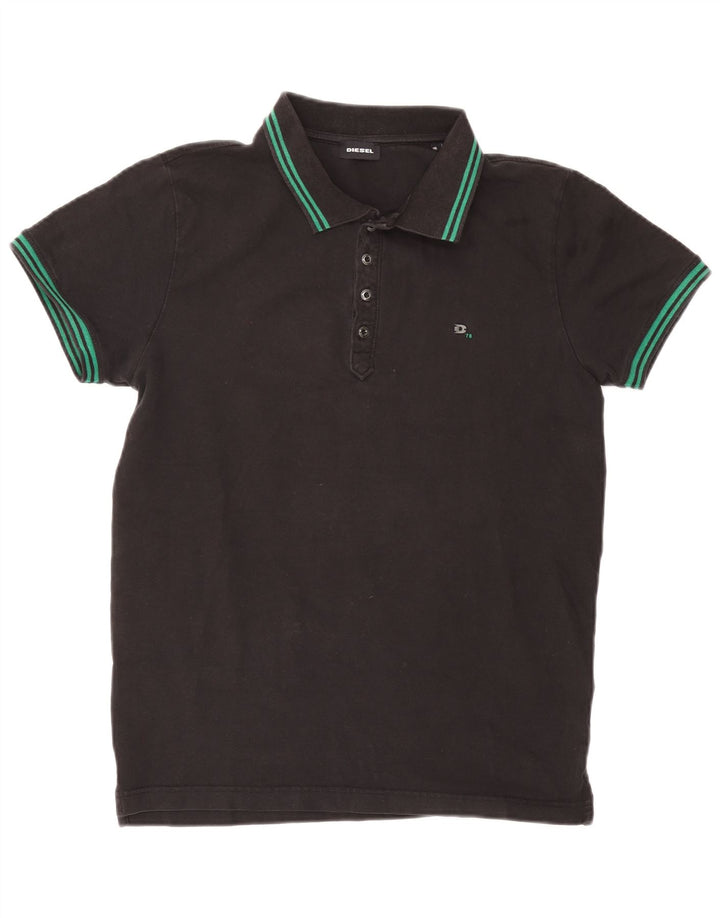 Camisa polo masculina DIESEL média preta