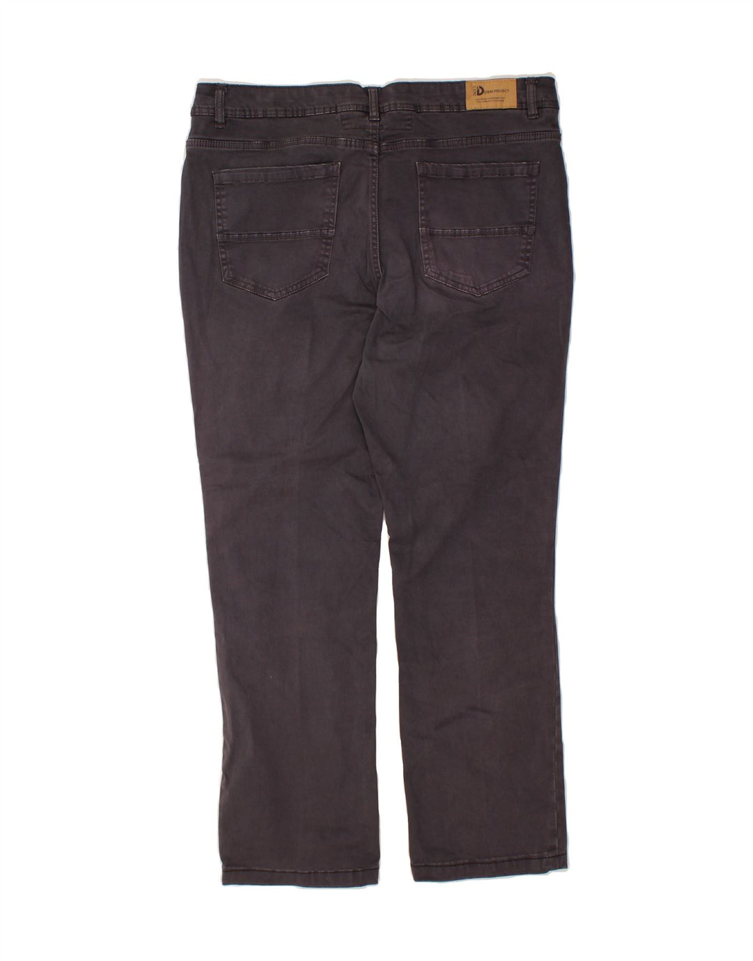 DACK'S Mens Regular Fit Straight Casual Trousers IT 52 XL W38 L29 Black Vintage Dack's and Second-Hand Dack's from Messina Hembry 
