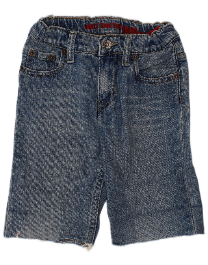 Shorts jeans Levi's Boys 3-4 anos W22 azul algodão