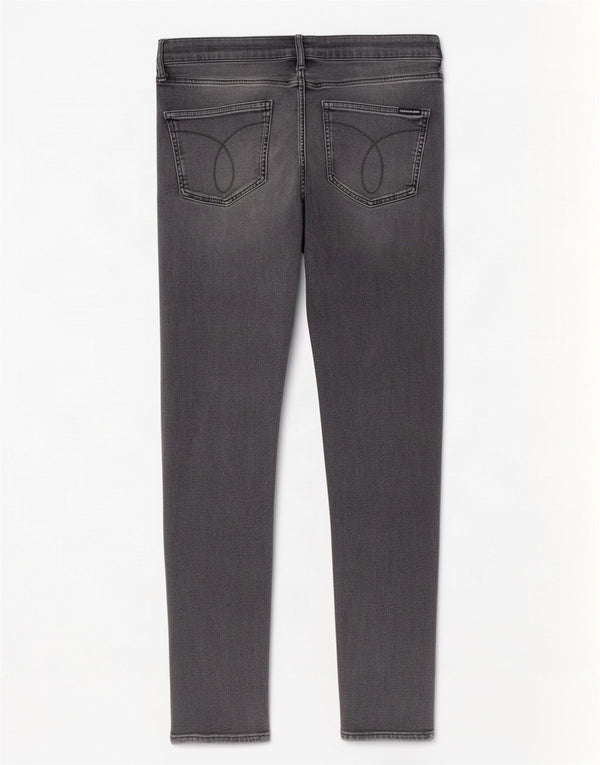 Calça jeans skinny masculina Calvin Klein W32 L32 algodão cinza