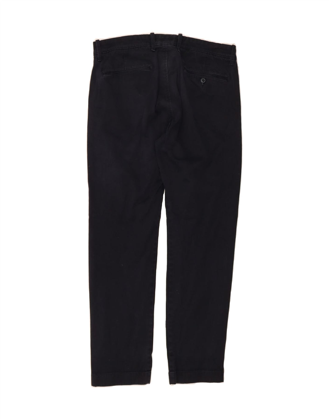 J. CREW Womens Stretch Straight Chino Trousers W32 L30 Navy Blue Cotton Vintage J. Crew and Second-Hand J. Crew from Messina Hembry 
