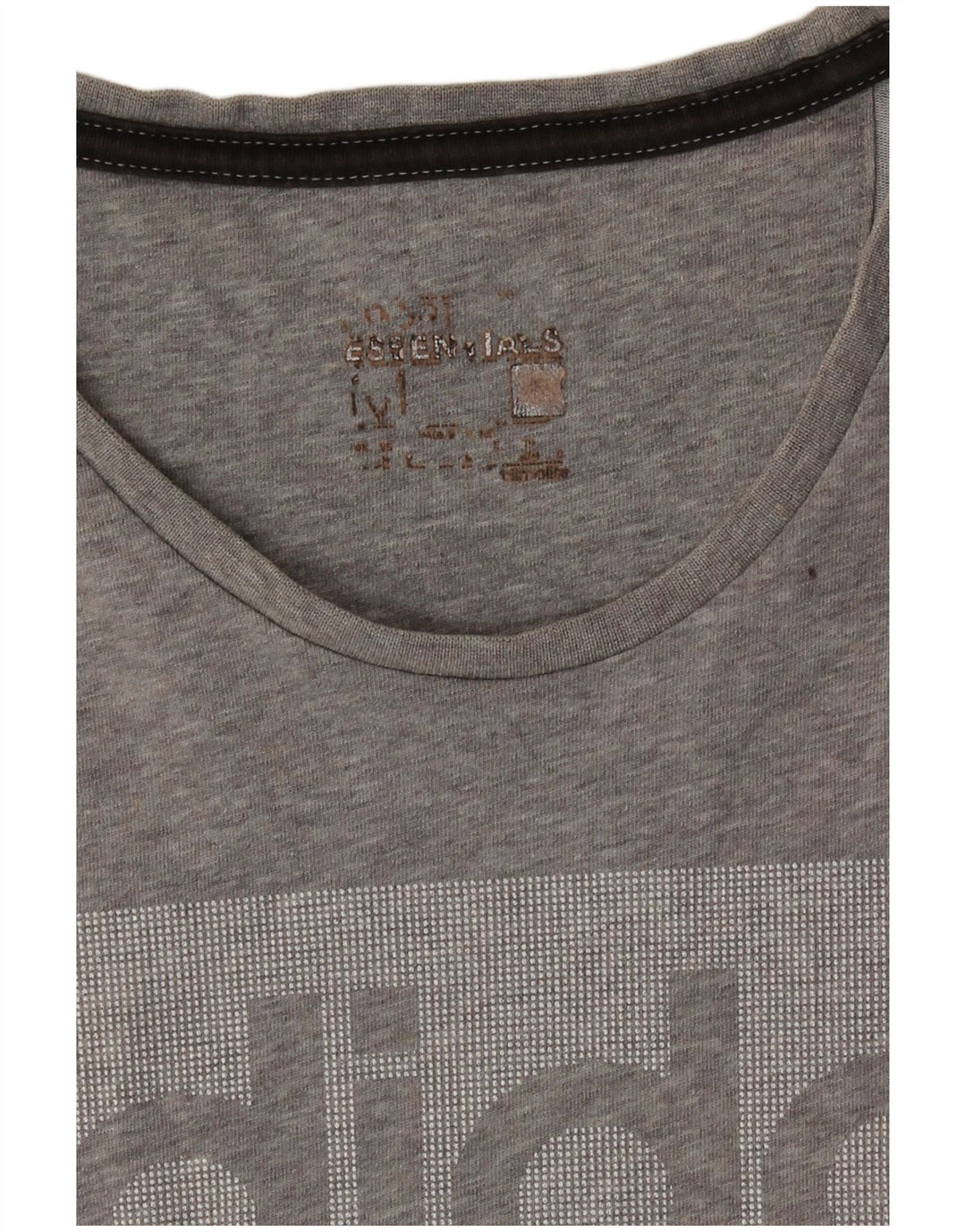 Camiseta Adidas Masculina Graphic Top Cinza Médio Colourblock