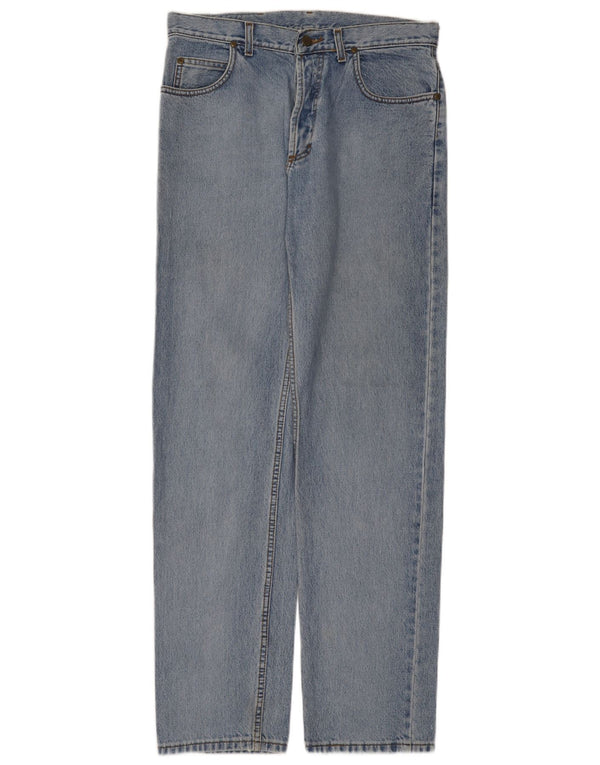 Lee Mens Straight Jeans W32 L34 Azul Algodão