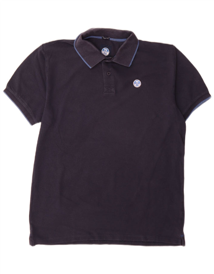 Camisa polo masculina North Sails médio algodão azul marinho