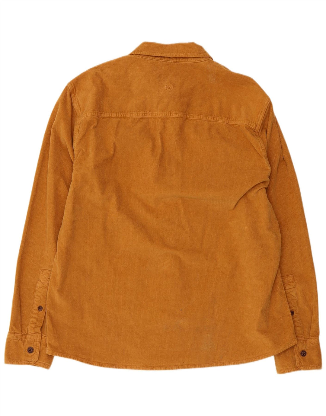 Camisa masculina de veludo cotelê FAT FACE grande algodão bege