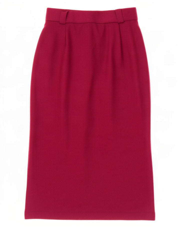 Saia maxi feminina vintage pequena W24 Borgonha
