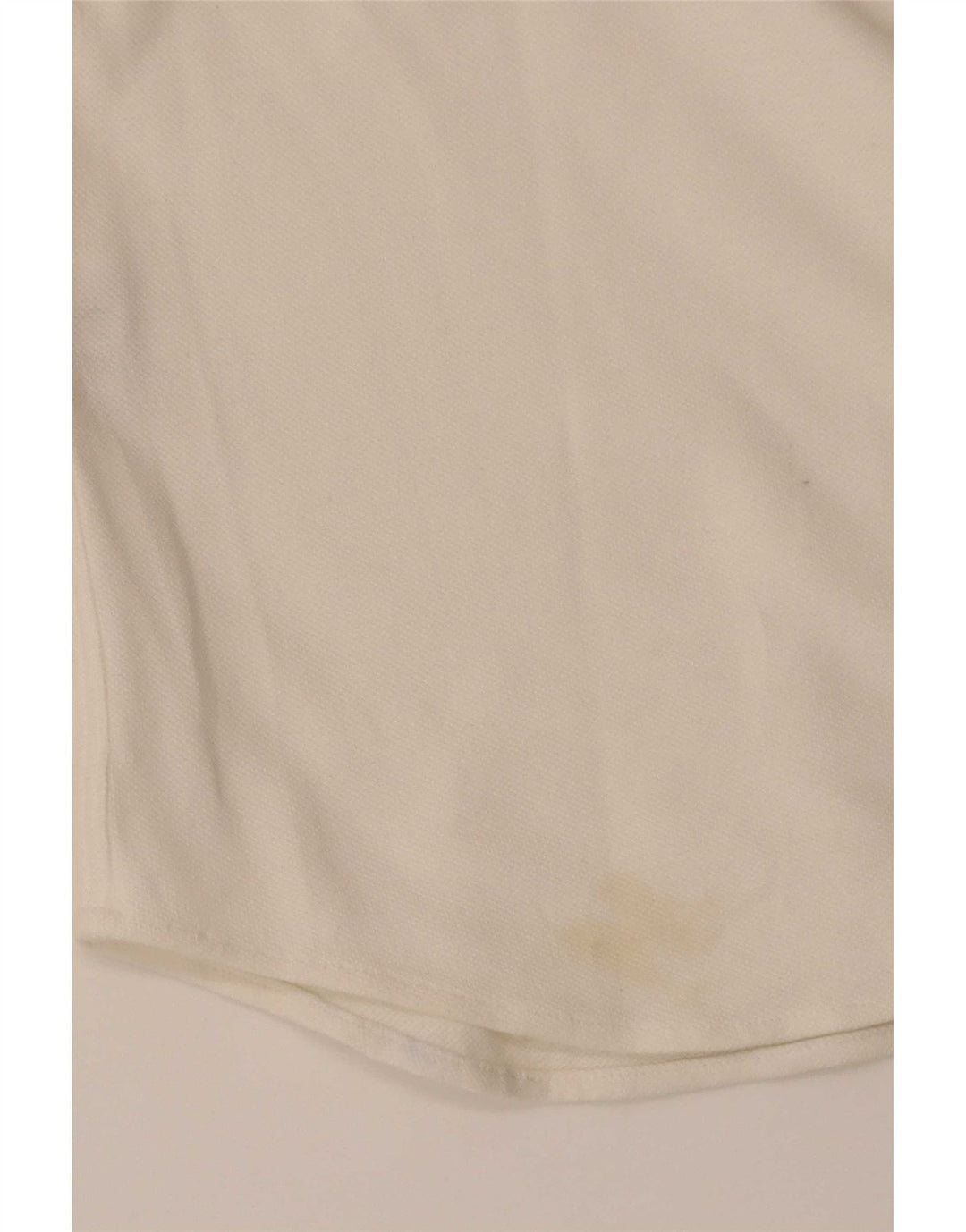 Camisa polo masculina Fred Perry de algodão branco médio