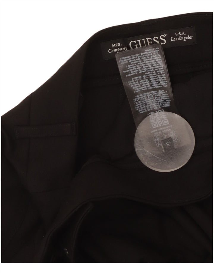 Guess Calça Chino Feminina Slim Pequena W30 L29 Viscose Preta
