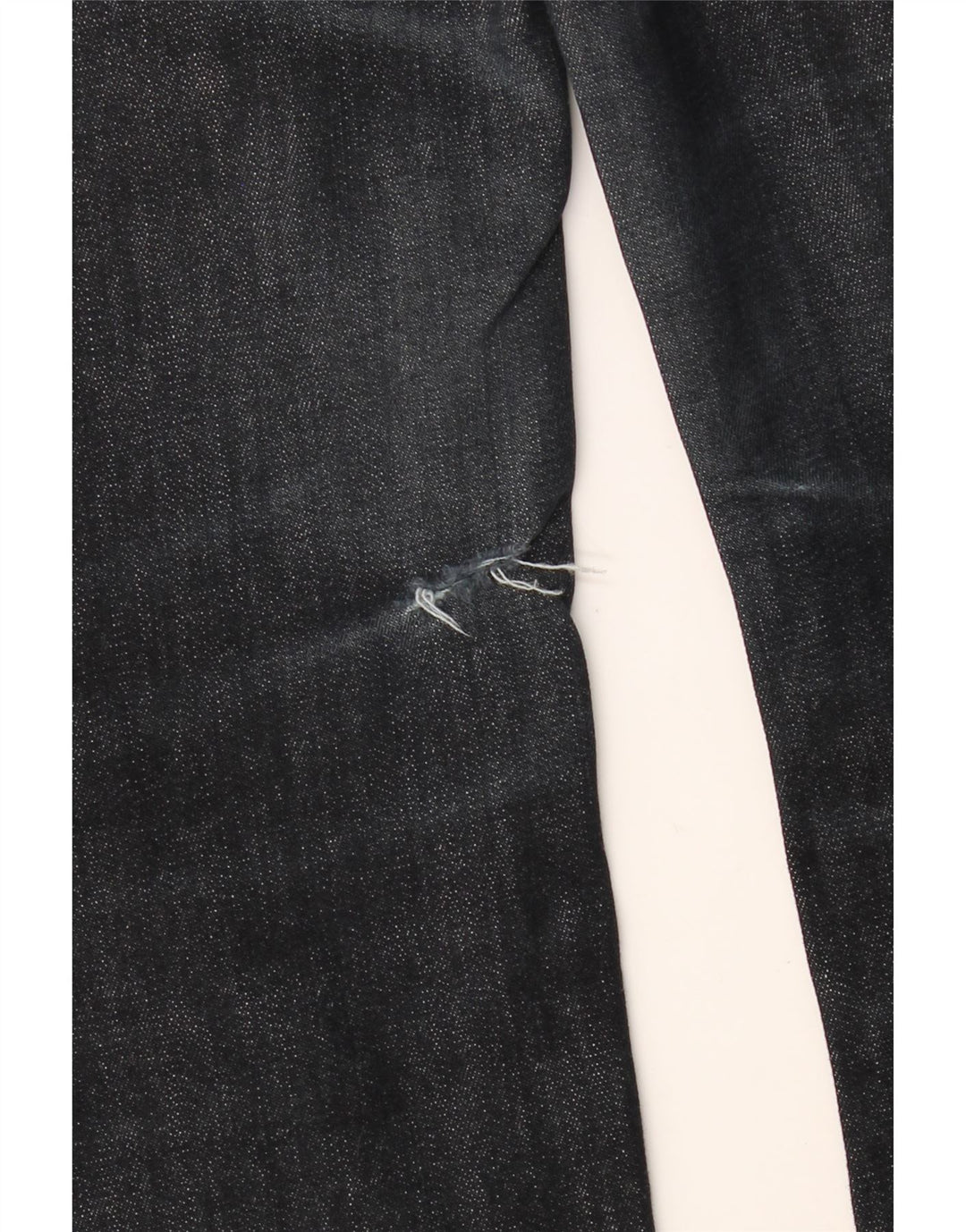 Jeans retos femininos BENETTON W31 L30 algodão azul marinho